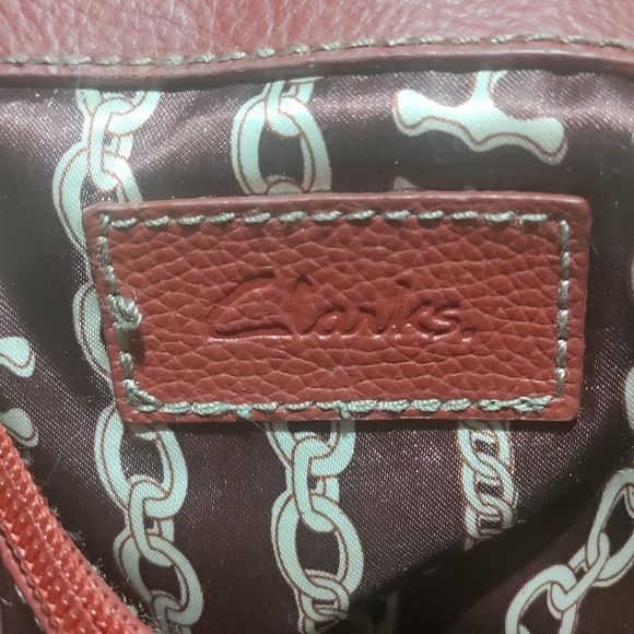 Red Leather Backpack Purse - Picture 5 of 8